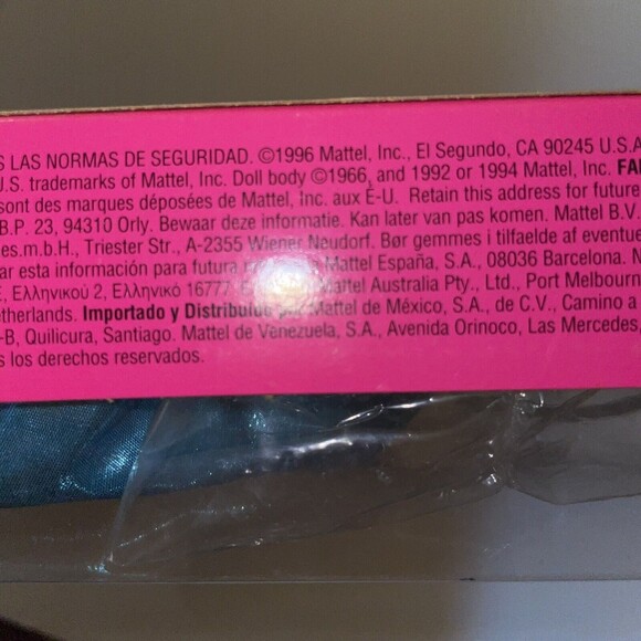 BLUE STARLIGHT Barbie Doll Special Edition Brunette 1996 New In Box - Picture 10 of 10